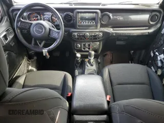 2021 Jeep Wrangler Unlimited Sport Altitude with VIN 1C4HJXDG0MW521769, listed as a Copart auction lot 53625925 with 34,074 mi miles and Salvage title. Bid and sale history available at DreamBid. Image 8.