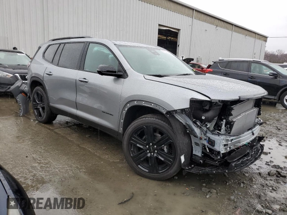 2025 GMC Acadia AWD Elevation z VIN 1GKENNRS3SJ144278, wystawiony jako Copart lot #50123705 z przebiegiem 3 539 mil mil oraz Szkoda całkowita • Salvage title. Historia ofert i sprzedaży dostępna na DreamBid. Obrazek 4.