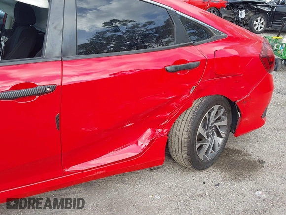 2018 Honda Civic EX with VIN 2HGFC2F73JH541754, listed as a IAAI auction lot 42115344 with 76,896 mi miles and . Bid and sale history available at DreamBid. Image 6.