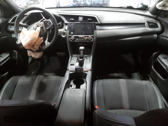 2020 Honda Civic Sedan Sport with VIN 19XFC2F85LE000033, listed as a Copart auction lot 53673405 with 45,386 mi miles and Salvage Title. Bid and sale history available at carsss.com. Image 8.