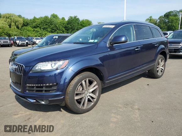 2014 Audi Q7 Premium Plus z VIN WA1LMBFE5ED008816, wystawiony jako Copart lot #60859015 z przebiegiem 159 452 mil mil oraz Czysty tytuł • Clean title. Historia ofert i sprzedaży dostępna na DreamBid. Obrazek 1.