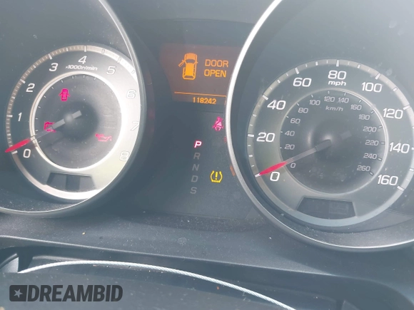 2011 Acura MDX with VIN 2HNYD2H20BH505845, listed as a IAAI auction lot 42563941 with 118,242 mi miles and . Bid and sale history available at DreamBid. Image 7.