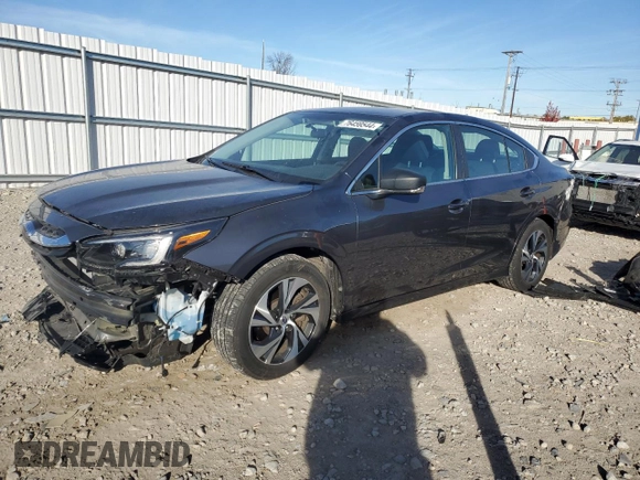 2022 Subaru Legacy with VIN 4S3BWAB66N3016031, listed as a Copart auction lot 76459544 with 53,725 mi miles and Salvage title. Bid and sale history available at DreamBid. Image 1.