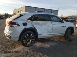 2022 Volkswagen Atlas SEL Premium R-Line with VIN 1V2FE2CA8NC218722, listed as a Copart auction lot 85142904 with 25,396 mi miles and Salvage title. Bid and sale history available at DreamBid. Image 3.