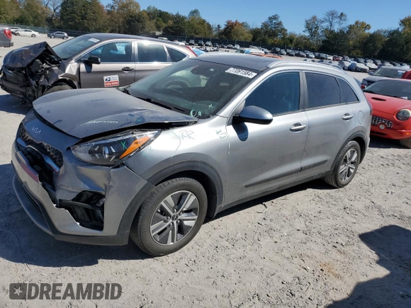 2022 Kia Niro LXS with VIN KNDCB3LC7N5498674, listed as a Copart auction lot 77091584 with 33,148 mi miles and Clean Title. Bid and sale history available at carsss.com. Image 1.