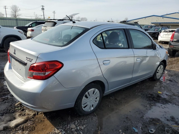2019 Mitsubishi Mirage G4 ES with VIN ML32F3FJ1KHF08013, listed as a Copart auction lot 48702445 with 54,646 mi miles and Salvage Title. Bid and sale history available at carsss.com. Image 3.