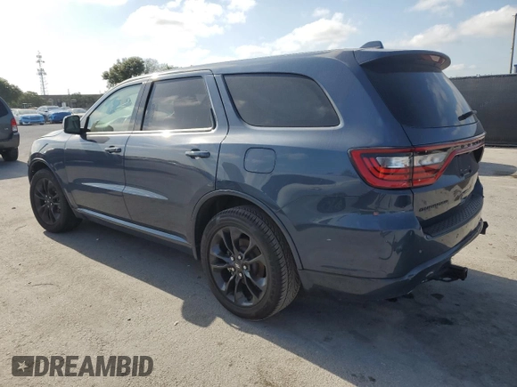 2021 Dodge Durango GT Plus z VIN 1C4RDHDG9MC640777, wystawiony jako Copart lot #54555205 z przebiegiem 90 341 mil mil oraz Czysty tytuł • Clean title. Historia ofert i sprzedaży dostępna na DreamBid. Obrazek 2.