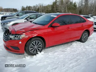2019 Volkswagen Jetta SEL with VIN 3VWE57BU1KM223533, listed as a Copart auction lot 43438715 with 150,898 mi miles and Salvage title. Bid and sale history available at DreamBid. Image 1.