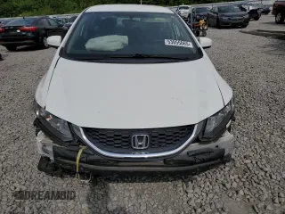 2015 Honda Civic LX with VIN 19XFB2F50FE115636, listed as a Copart auction lot 53855065 with Not Provided miles and Salvage Title. Bid and sale history available at DreamBid. Image 5.