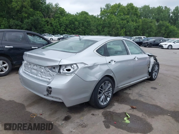 2018 Genesis G80 3.8L with VIN KMHGN4JE6JU249619, listed as a IAAI auction lot 42586733 with 32,836 mi miles and . Bid and sale history available at DreamBid. Image 4.