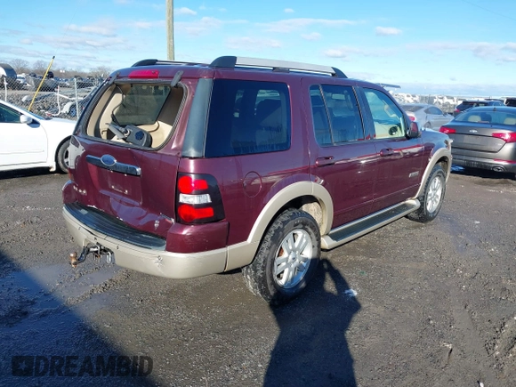 2006 Ford Explorer Eddie Bauer with VIN 1FMEU64876ZA09405, listed as a IAAI auction lot 41198946 with 219,980 mi miles and . Bid and sale history available at DreamBid. Image 4.
