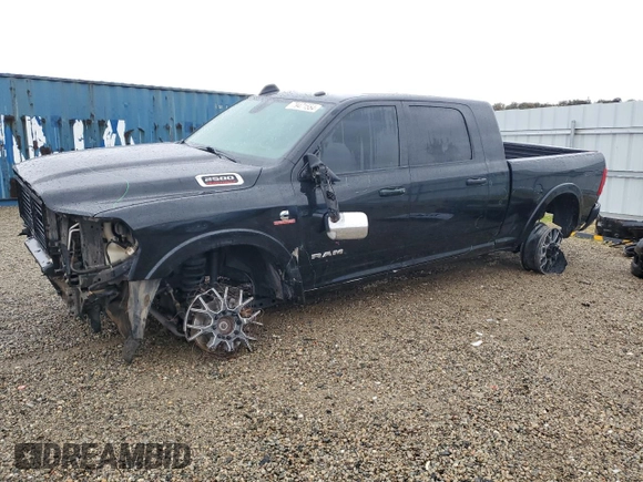 2021 Ram 2500 Laramie with VIN 3C6UR5NL1MG523785, listed as a Copart auction lot 79471554 with 98,138 mi miles and Salvage Title. Bid and sale history available at carsss.com. Image 1.