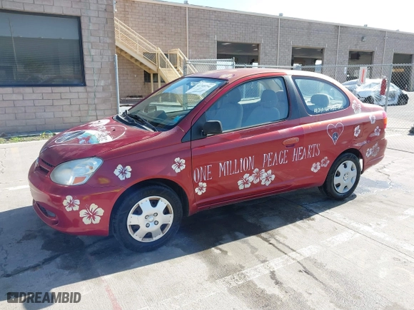 2003 Toyota ECHO with VIN JTDAT123530262769, listed as a IAAI auction lot 41749734 with 121,621 mi miles. Bid and sale history available at carsss.com. Image 2.
