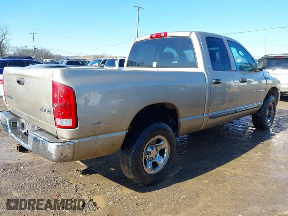2002 Dodge 1500 with VIN 3D7HU18N22G132453, listed as a IAAI auction lot 41326133 with 210,183 mi miles and . Bid and sale history available at DreamBid. Image 4.
