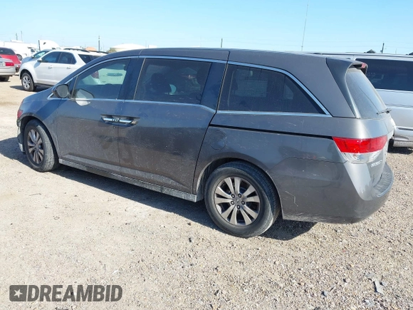 2015 Honda Odyssey EX-L z VIN 5FNRL5H64FB081051, wystawiony jako IAAI lot #42006508 z przebiegiem 154 923 mil mil oraz . Historia ofert i sprzedaży dostępna na DreamBid. Obrazek 3.