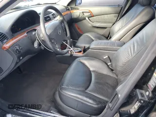 2003 Mercedes-Benz S-Class 4.3L with VIN WDBNG83J13A342008, listed as a Copart auction lot 86048674 with 222,223 mi miles and Salvage Title. Bid and sale history available at carsss.com. Image 7.