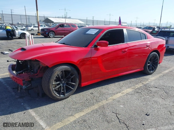 2020 Dodge Charger Scat Pack with VIN 2C3CDXGJ7LH111593, listed as a IAAI auction lot 41972951 with 40,417 mi miles. Bid and sale history available at carsss.com. Image 2.
