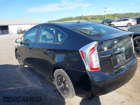 2013 Toyota Prius One with VIN JTDKN3DU7D1648430, listed as a IAAI auction lot 42036359 with 258,754 mi miles and . Bid and sale history available at DreamBid. Image 6.
