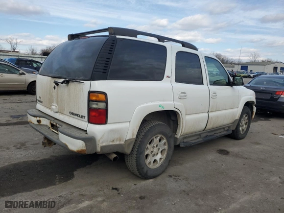 2005 Chevrolet Tahoe Z71 with VIN 1GNEK13T05R167173, listed as a Copart auction lot 44059815 with 156,389 mi miles and Salvage Title. Bid and sale history available at carsss.com. Image 3.