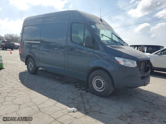 2019 Mercedes-Benz Sprinter Cargo Van with VIN WD4PF0CD7KP100673, listed as a Copart auction lot 48937455 with NaN miles and Clean Title. Bid and sale history available at carsss.com. Image 4.