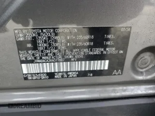 2024 Toyota bZ4X XLE with VIN JTMABACA2RA077887, listed as a Copart auction lot 50841875 with 3,869 mi miles and Salvage Title. Bid and sale history available at carsss.com. Image 14.