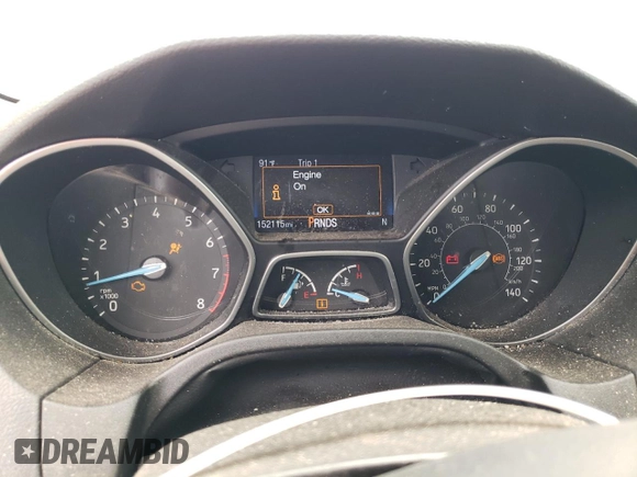 2016 Ford Focus SE z VIN 1FADP3F29GL358431, wystawiony jako Copart lot #63378655 z przebiegiem 152 115 mil mil oraz Szkoda całkowita • Salvage title. Historia ofert i sprzedaży dostępna na DreamBid. Obrazek 9.