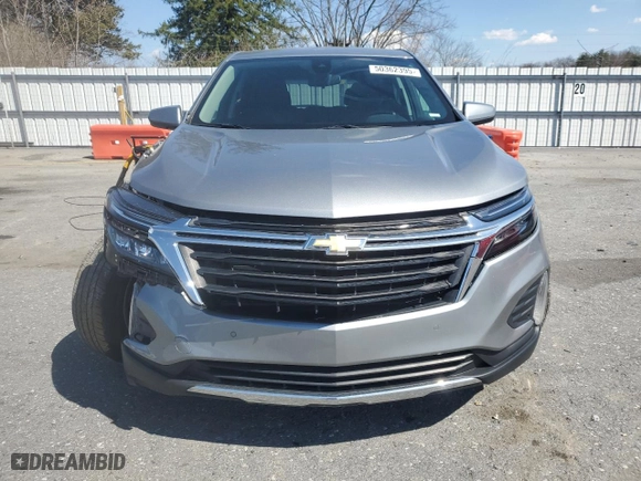 2024 Chevrolet Equinox LT with VIN 3GNAXUEGXRL338591, listed as a Copart auction lot 50362395 with 19,798 mi miles and Salvage Title. Bid and sale history available at carsss.com. Image 5.