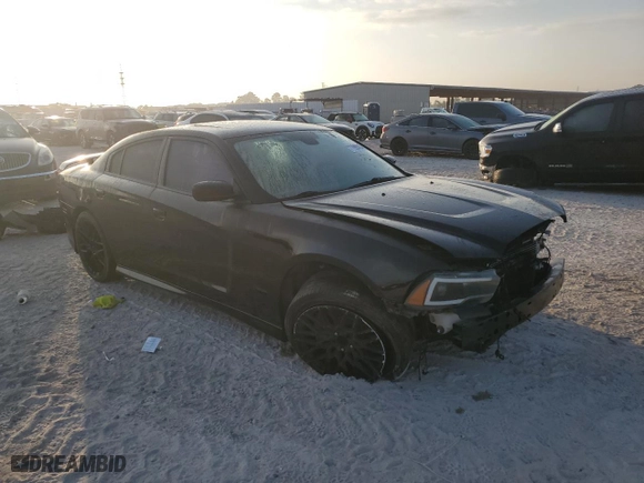 2012 Dodge Charger SRT8 with VIN 2C3CDXEJ8CH103618, listed as a Copart auction lot 77995704 with 0 mi miles and Salvage Title. Bid and sale history available at carsss.com. Image 4.