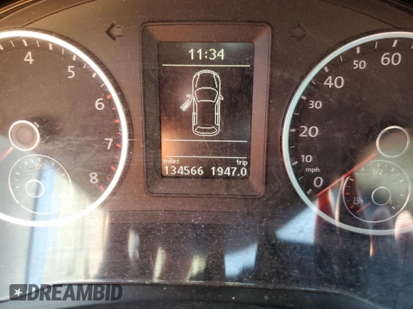 2010 Volkswagen Tiguan SEL with VIN WVGBV7AX2AW528700, listed as a Copart auction lot 76554624 with 134,566 mi miles and Salvage Title. Bid and sale history available at DreamBid. Image 9.