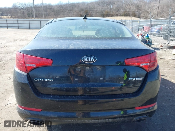 2013 Kia Optima EX with VIN 5XXGN4A74DG204243, listed as a IAAI auction lot 41770086 with 197,019 mi miles. Bid and sale history available at carsss.com. Image 16.