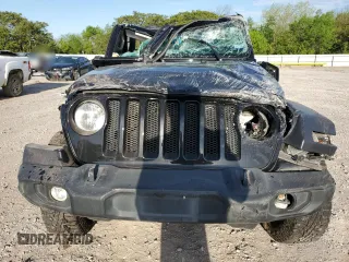 2020 Jeep Wrangler Unlimited Sport S with VIN 1C4HJXDG8LW207687, listed as a Copart auction lot 53818565 with 72,749 mi miles and Salvage title. Bid and sale history available at DreamBid. Image 5.