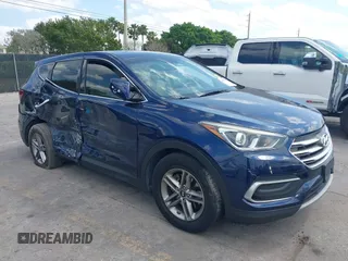 2018 Hyundai Santa Fe Sport 2.4L with VIN 5XYZT3LB7JG561966, listed as a IAAI auction lot 41790729 with 55,902 mi miles. Bid and sale history available at carsss.com. Image 1.