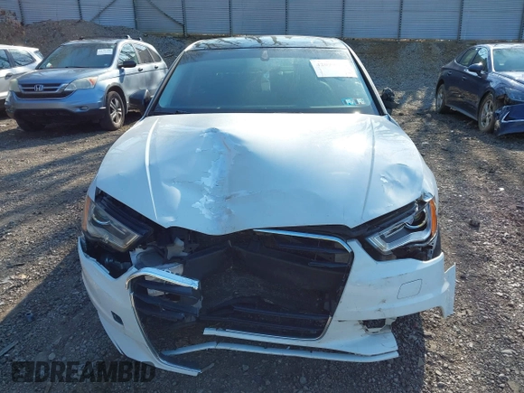 2015 Audi A3 2.0T Premium Plus with VIN WAUEFGFF9F1032244, listed as a IAAI auction lot 42099626 with 105,295 mi miles. Bid and sale history available at carsss.com. Image 12.