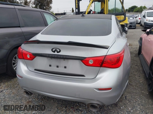 2017 Infiniti Q50 3.0t Premium with VIN JN1EV7APXHM741839, listed as a IAAI auction lot 41260299 with 107,644 mi miles. Bid and sale history available at carsss.com. Image 16.