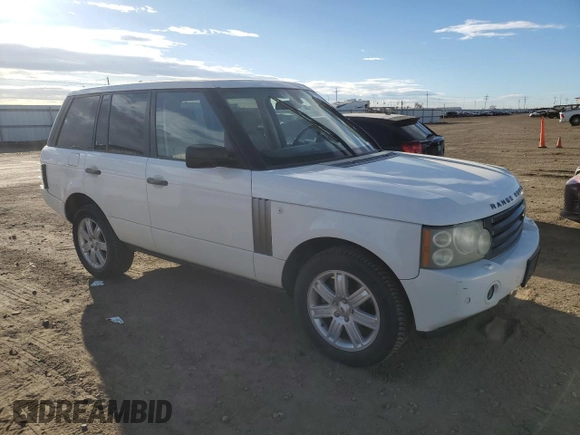 2008 Land Rover Range Rover HSE with VIN SALMF154X8A267890, listed as a Copart auction lot 46231585 with 186,558 mi miles and Clean Title. Bid and sale history available at DreamBid. Image 4.