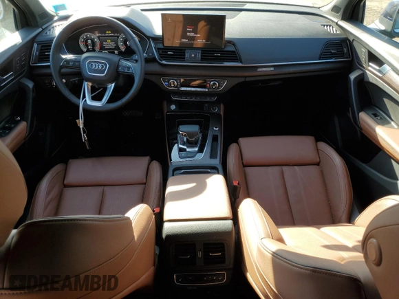 2024 Audi Q5 S line Prestige with VIN WA1FAAFY5R2024106, listed as a Copart auction lot 79076564 with 23,196 mi miles and Salvage title. Bid and sale history available at DreamBid. Image 8.