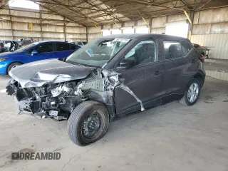 2023 Nissan Kicks S with VIN 3N1CP5BV3PL547973, listed as a Copart auction lot 46710715 with 56,361 mi miles and Salvage Title. Bid and sale history available at carsss.com. Image 1.