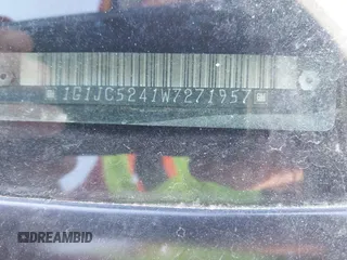 1998 Chevrolet Cavalier z VIN 1G1JC5241W7271957, wystawiony jako IAAI lot #42016249 z przebiegiem 130 159 mil mil oraz . Historia ofert i sprzedaży dostępna na DreamBid. Obrazek 9.