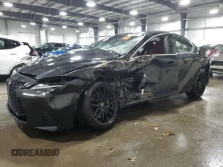 2021 Lexus IS 350 F Sport with VIN JTHGZ1E24M5018450, listed as a Copart auction lot 89300985 with Not Provided miles and Non Repairable. Bid and sale history available at DreamBid. Image 1.