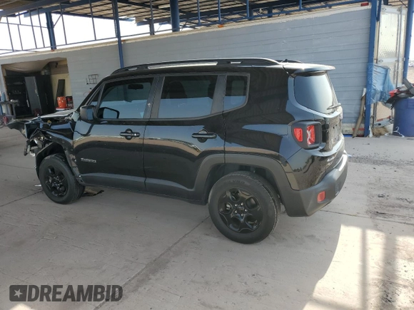 2017 Jeep Renegade Sport with VIN ZACCJBAB1HPG60110, listed as a Copart auction lot 63074295 with 61,476 mi miles and Salvage title. Bid and sale history available at DreamBid. Image 2.
