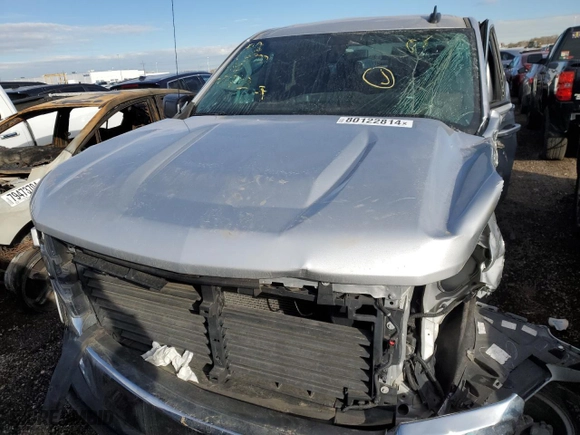 2021 Chevrolet Silverado 1500 LT with VIN 3GCPWCEK0MG329422, listed as a Copart auction lot 80122814 with 0 mi miles and Clean Title. Bid and sale history available at carsss.com. Image 5.