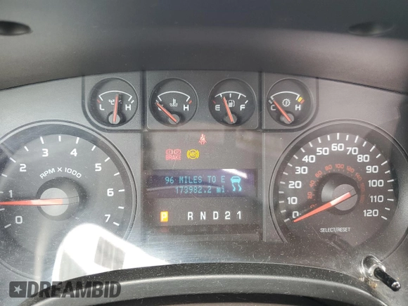 2010 Ford F-150 XL with VIN 1FTMF1EW2AKB85161, listed as a Copart auction lot 63741515 with 173,982 mi miles and Salvage title. Bid and sale history available at DreamBid. Image 9.