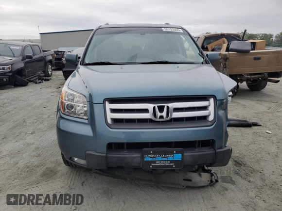 2008 Honda Pilot EX-L z VIN 5FNYF28558B007696, wystawiony jako Copart lot #56102065 z przebiegiem 56 442 mil mil oraz Szkoda całkowita • Salvage title. Historia ofert i sprzedaży dostępna na DreamBid. Obrazek 5.