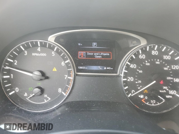 2020 Nissan Pathfinder Platinum with VIN 5N1DR2DN5LC575976, listed as a Copart auction lot 55858615 with 108,833 mi miles and Salvage title. Bid and sale history available at DreamBid. Image 9.