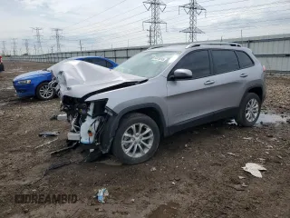 2021 Jeep Cherokee Latitude с VIN 1C4PJLCB4MD155837, выставлен на аукционе Copart как лот 54418245 с пробегом 54 232 миль миль и Списание • Salvage title. История ставок и продаж доступна на DreamBid. Изображение 1.