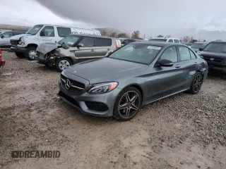 2017 Mercedes-Benz C 43 AMG with VIN 55SWF6EB6HU204688, listed as a Copart auction lot 47649265 with 96,964 mi miles and Salvage Title. Bid and sale history available at DreamBid. Image 1.