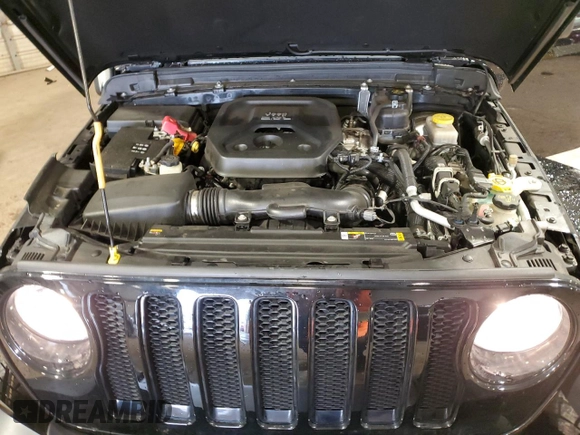 2021 Jeep Wrangler Unlimited Sahara z VIN 1C4HJXEN8MW772617, wystawiony jako Copart lot #50134815 z przebiegiem 41 705 mil mil oraz Szkoda całkowita • Salvage title. Historia ofert i sprzedaży dostępna na DreamBid. Obrazek 12.