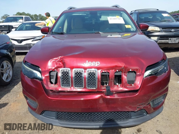 2020 Jeep Cherokee Latitude with VIN 1C4PJLCB8LD525301, listed as a IAAI auction lot 42209705 with 48,250 mi miles and . Bid and sale history available at DreamBid. Image 6.