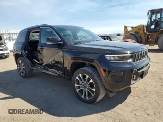 2023 Jeep Grand Cherokee Overland z VIN 1C4RJHDG4PC516719, wystawiony jako Copart lot #73334034 z przebiegiem 6 306 mil mil oraz Szkoda całkowita • Salvage title. Historia ofert i sprzedaży dostępna na DreamBid. Obrazek 4.