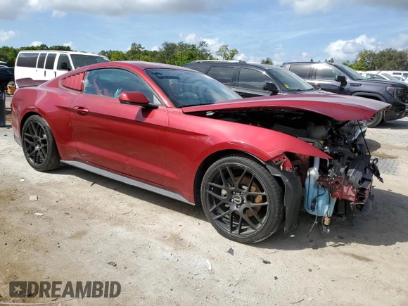 2015 Ford Mustang EcoBoost with VIN 1FA6P8TH8F5315166, listed as a Copart auction lot 51655355 with 82,740 mi miles and Non Repairable. Bid and sale history available at carsss.com. Image 4.